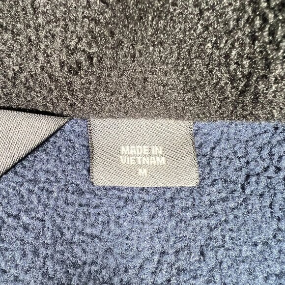 Eddie Bauer Mens Blue Full Zip Waterfall Resort Alaska Fishing Fleece Vest Sz M - Picture 9 of 12